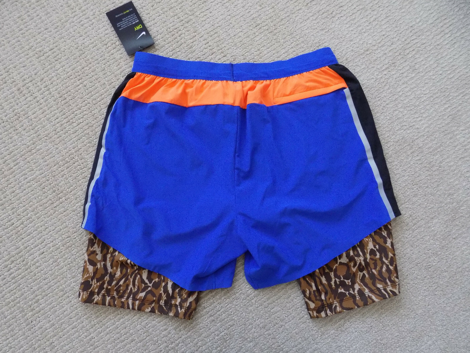 nike leopard running shorts