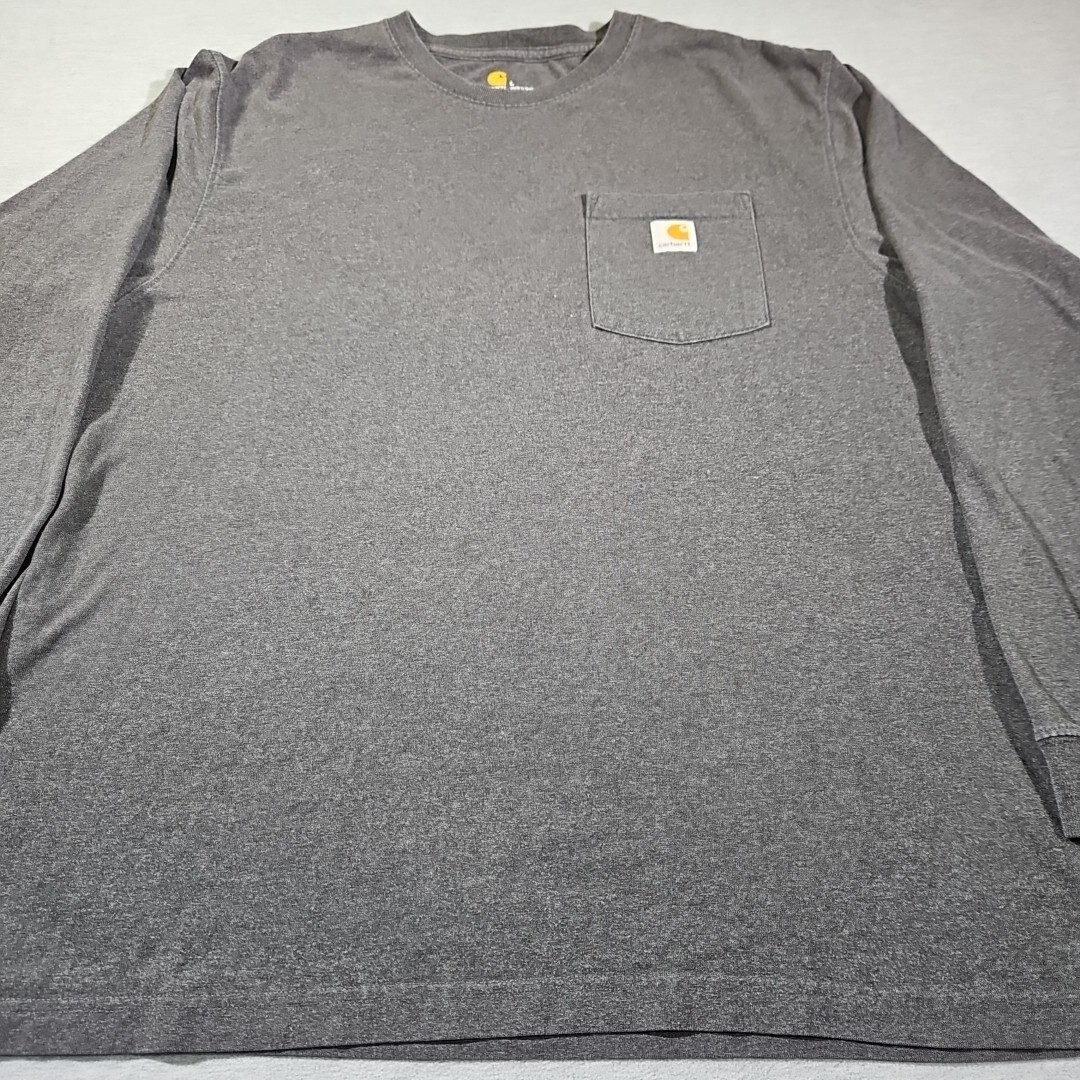 【Carhartt】LONG-SLEEVE POCKET DEER GRAPHIC T-SHIRT Loose Fit Heavyweight Long-Sleeve Pocket Deer Graphic T