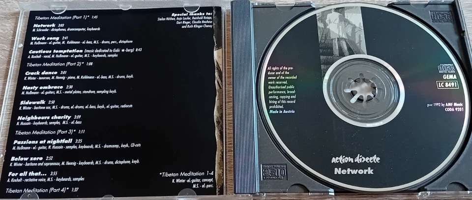 Action Directe - Network - CD-Album / AMF Music 1992, CODA 9201 - Bild 2 von 3