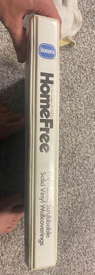 Libro de muestras de papel tapiz vintage Borden grande 13x15 páginas G2U Foto 4 de 4