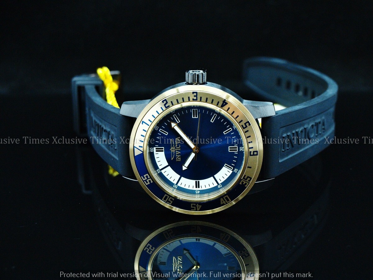 Invicta Men 45mm Specialty Teal Blue Dial Gunmetal Case  display picture 1