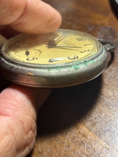 Westclox pocket watch OLD vintage for parts or restore $35 FREE SHIPPING! - Picture 5 of 8