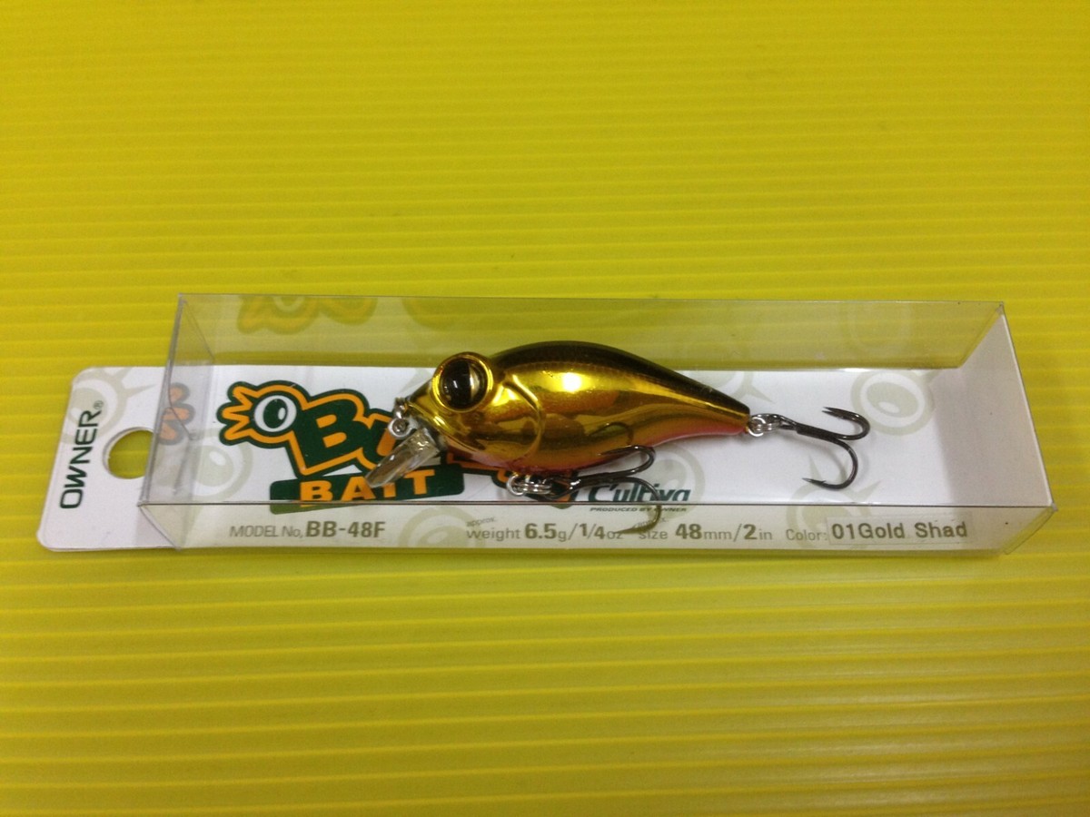 Owner Cultiva Bug Eye Bait BB-48F 01 Gold Shad Color Japan Lure