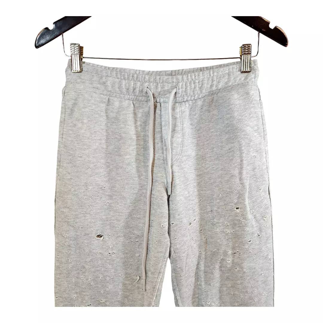 alo-yoga fierce distressed french terry athleisure sweatpants