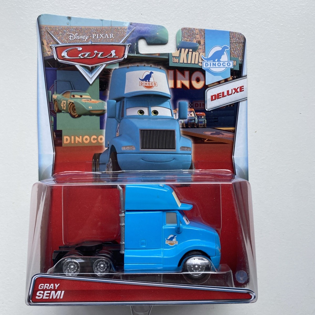 Disney Pixar Cars Dinoco Gray Semi Hauler BNIB | eBay UK