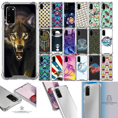 Case For [Samsung Galaxy S20 Plus+][Clear Bumper SET15] Slim Flexible