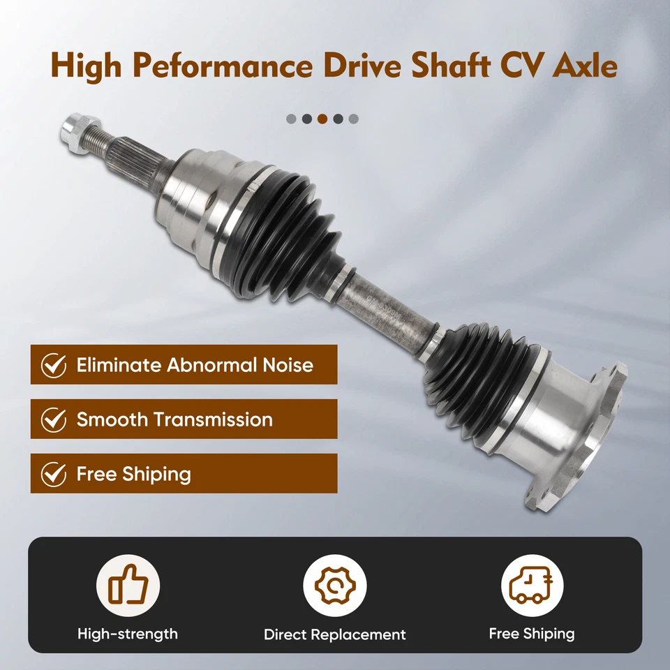 Front Left Right For Chevrolet Avalanche 2500 2002-2003 8.1L 4WD CV Axle Shaft - Image 2 of 4