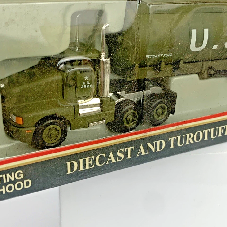 Model Power 24002 HO Scale Semi Truck US Army Tank Rocket Fuel - Image 4 of 4