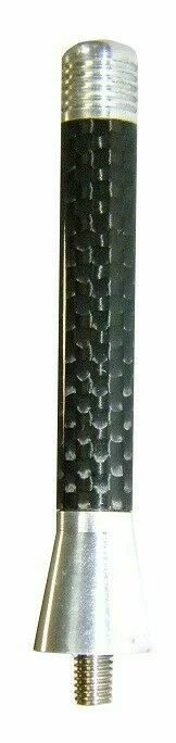 Antenna/Aerial Only Stubby Bee Sting for Toyota Corolla 2000-2018 Silver Carbon - image 4 of 4