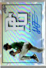 2021 Leaf Perfect Game National Showcase Metal #BAKT1 Kassius Thomas Auto /25