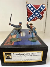Conte #57104: American Civil War - Conf. Flagbearer & Charging Officer