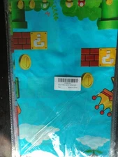 Super Mario Birthday Party Supplies  Super Mario Tablecloth, 3pcs 106" X 54"