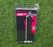 Ruger 10/22 & .22 Charger Pistol Picatinny Scope Base Rail Black Anodized #90465