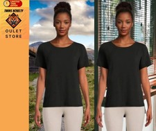 LOT of 2 Avia Women Short Sleeve Oversized Tee T-Shirt Size M 8-10 COLOR Black