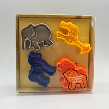 Mrs. Anderson's Baking Animal Cracker Cookie Cutter Set Spring Action New