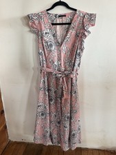 Tommy Hilfiger Geranium Women’s 14 Floral Shift Dress Preppy Wedding Career