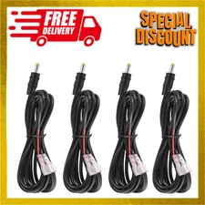 4 Pcs Trail Camera Power Cord4.0X1.7Mm DC External Power Cable4.0X1.7Mm DC Plu