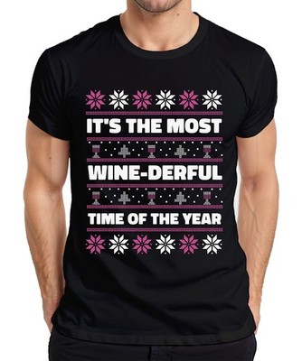 It's the most wine-derful time of the year - Ugly Christmas Sweater Weihnachten 