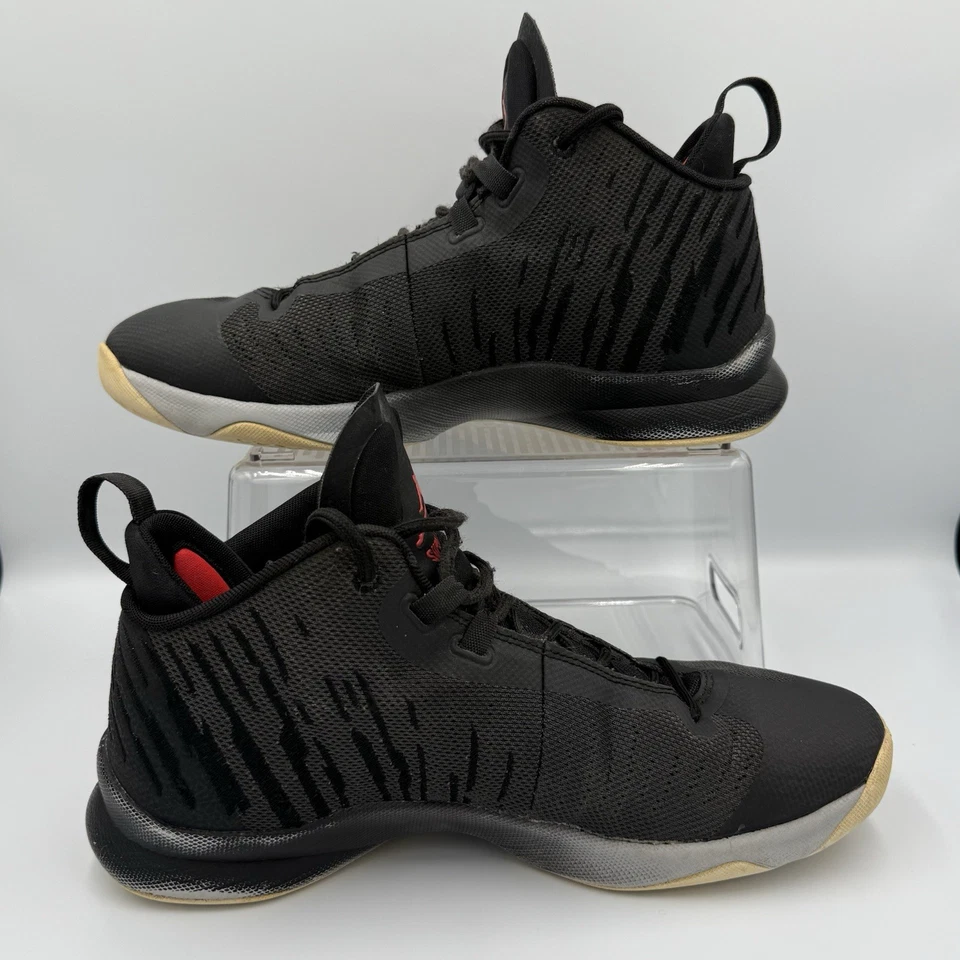Nike Hombres Air Jordan Super Fly 5 844677 Negro Zapatos de Baloncesto Tenis Talla 9.5 Foto 2 de 4