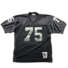 Vintage Mitchell & Ness LA Raiders 1987 Howie Long 75 Throwback Jersey NFL Sz 52