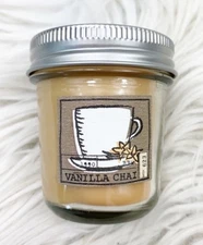 𝅺Bath & Body Works Mini Vanilla Chai Scented Mini Mason Jar Candle 1.3oz