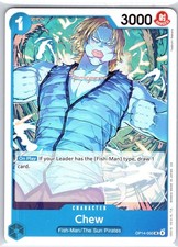 Chew OP14-050 Uncommon The Azure Sea's Seven Release Event Cards One Piece NM