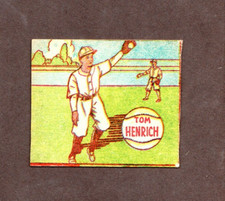 1943 M. P. & Co. R302-1 TOMMY HENRICH    [EX]