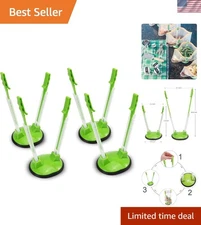 Hands-Free Kitchen Bag Holder Stand for Ziplock & Freezer Bags - Set of 4