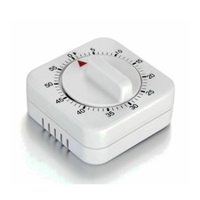 Square 60 Minute Mechanical Kitchen Timer  Vi...