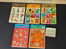 Vintage NOS Peanuts Gang Snoopy Hallmark REWARD Stickers