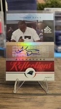 2005 Upper Deck Signature Reflections Thomas Davis Rookie Auto RC Panthers 🔥🔥