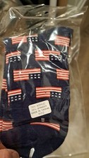 USA Flag Socks Womens Size 5-10 
