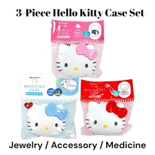 Sanrio Hello Kitty case 3-Piece Set Daiso from Japan