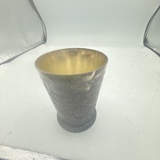 Barker Ellis Mint Julep Cup Vintage  Silver Plate Art A25
