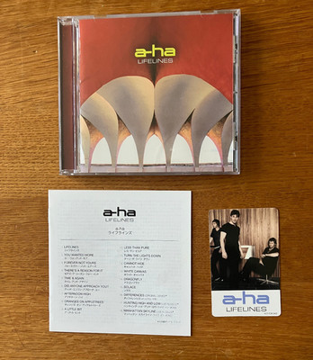 A-HA - Lifelines RARE JAPAN CD, BONUS TRACKS + booklet/miniature card 2002 EX