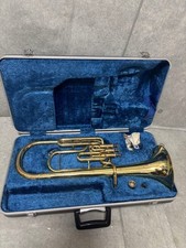 YAMAHA YAH-201 Alto Horn Brass Instrument with Hard Case Japan