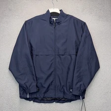 Cutter Buck Golf Jacket Mens XL Blue 1/4 Zip Windbreaker CB Windtek Embroidered