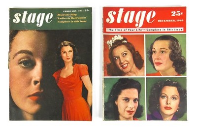 Stage Magazine - December 1940 & February 1941 - 112 & 104 Page Issues