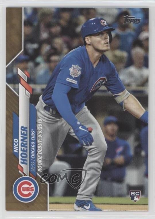 2020 Topps Update Rookie Debut Gold 925/2020 Nico Hoerner #U-251 Rookie RC 07i7