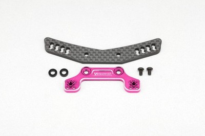 Yokomo Graphite/Aluminum Hybrid Front Shock Tower (Purple) ]Y2-017AGPA]