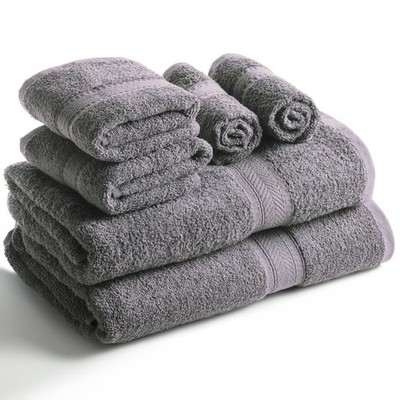 Set mit 6 Handtüchern - 2 Badetüchern, 2 Handtüchern und 2 Handtuchhandschuhen...