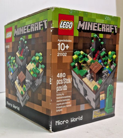 Retired LEGO 21102 Minecraft Cuusoo Micro World NEW FACTORY SEALED