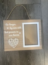 Pet Remberance Photo Frame 4x6 Dog Cat Paw Always By Our Side