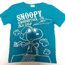 snoopy t-shirt blue