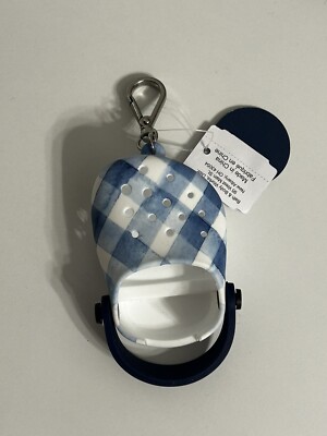 NEW Gingham CROCS PocketBac Sanitizer Holder LIMITED EDITION Bath & Body Works