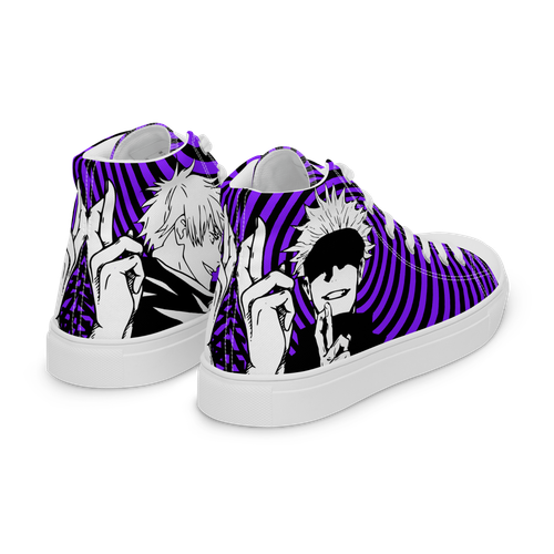 Women satoru gojo jjk jujutsu kaisen anime manga converse sneakers - Picture 24 of 26