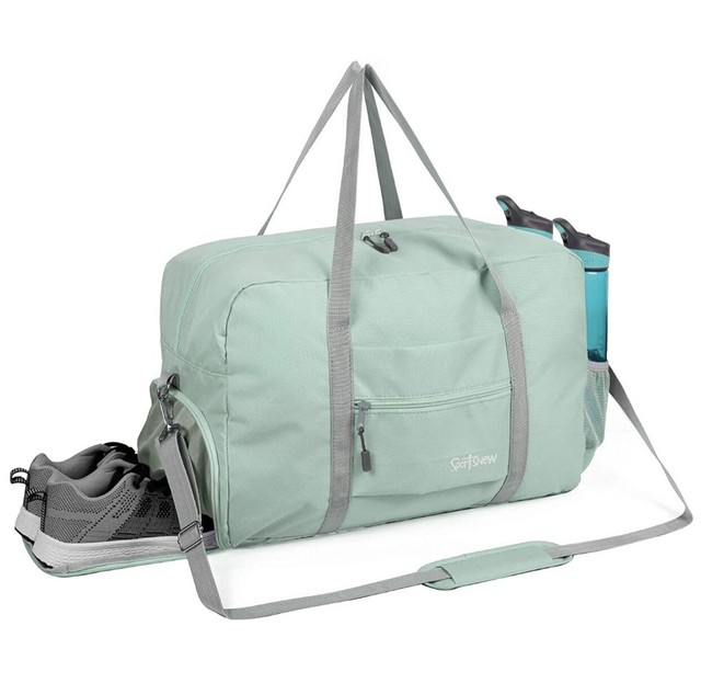 sports gym bag with shoes compartment for men women