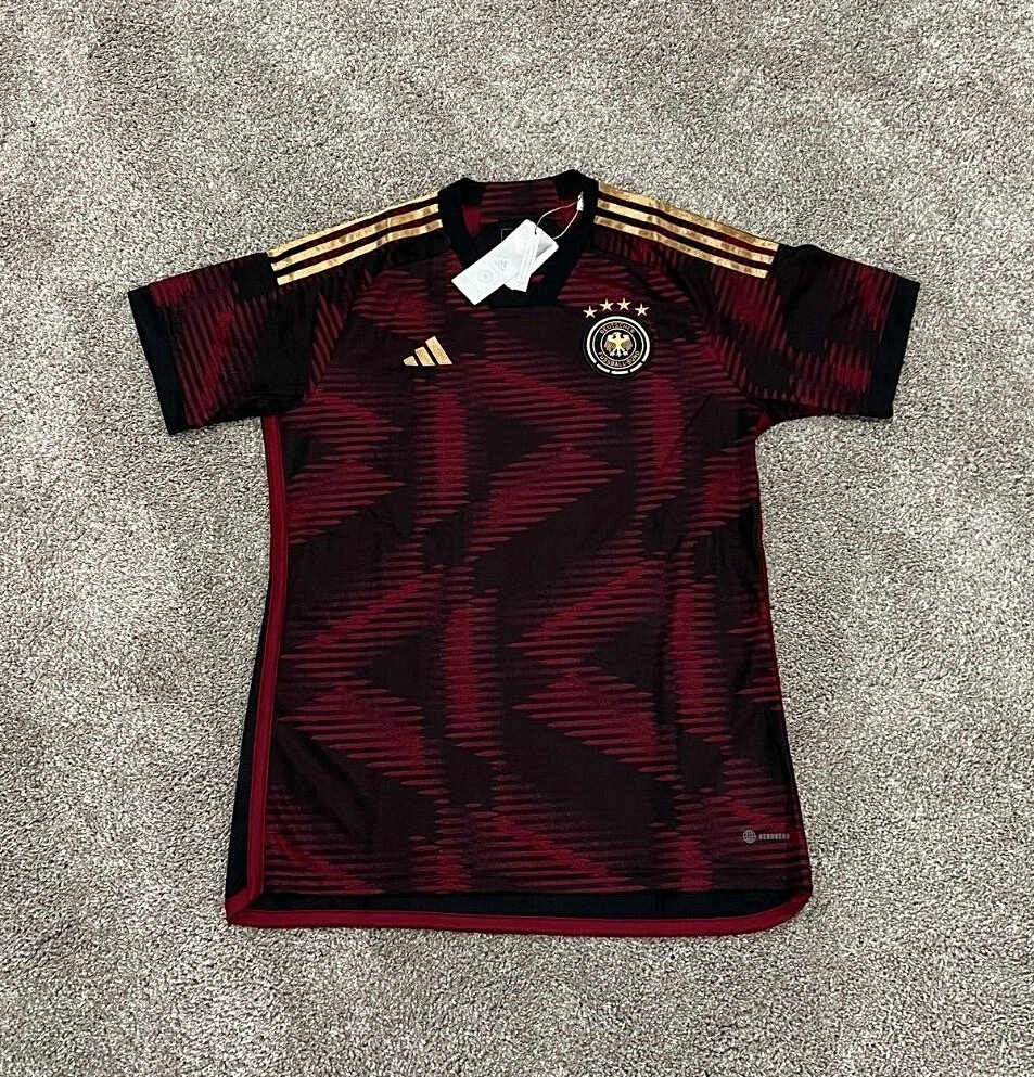 Adidas Black German National Team 2022 23 Home Blank Replica Jersey