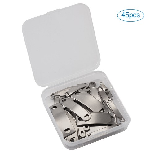 45 piezas/caja de conectores de enlace de acero inoxidable rectangulares 304 para hacer pulseras hágalo usted mismo - Imagen 3 de 9