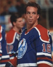 Edmonton Oilers Kelly Buchberger Autographed Signed 8x10 NHL Photo COA B